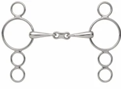 3 Ring Dutch Gag With French Link