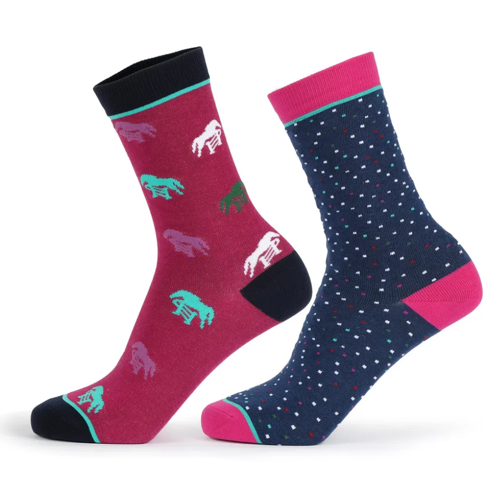 Aubrion Bamboo Ankle Socks 2 Pack