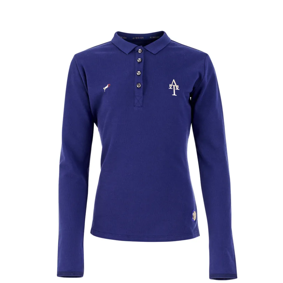 Aubrion Team Long Sleeve Polo Shirt