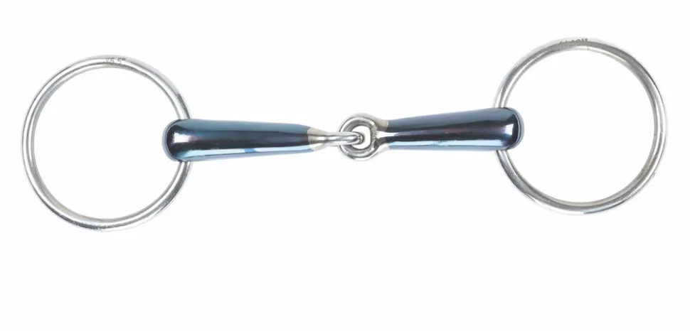 Blue Sweet Iron Hollow Jointed Loose Ring