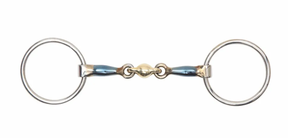 Blue Sweet Iron Loose Ring With Lozenge