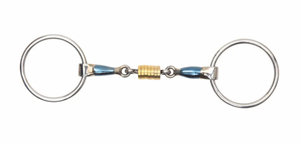 Blue Sweet Iron Loose Ring With Roller