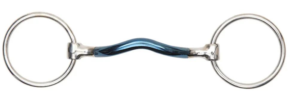 Blue Sweet Iron Loose Ring With Mullen
