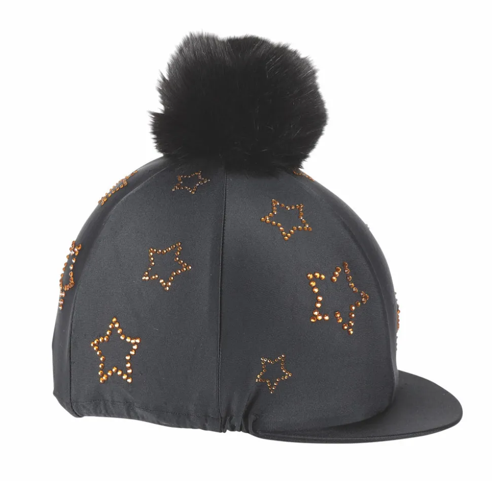 Diamante Star Hat Cover