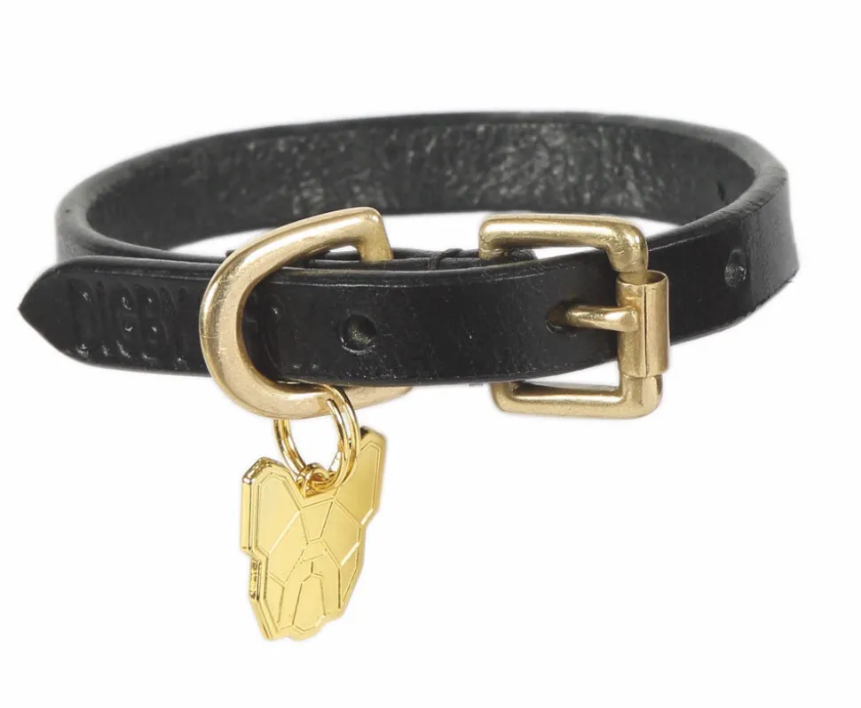 Digby & Fox Flat Leather Dog Collar