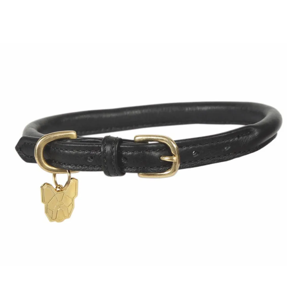 Digby & Fox Rolled Leather Dog Collar