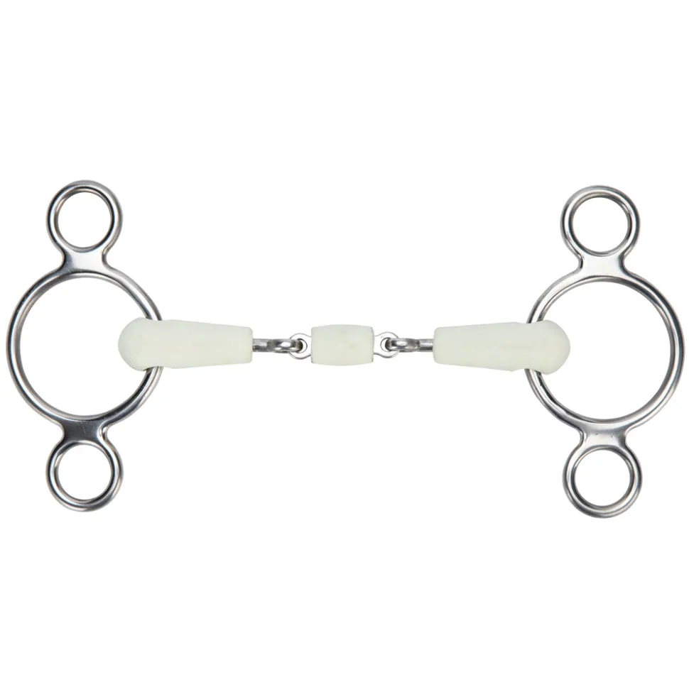 EquiKind Softie 2 Ring Gag Peanut Link