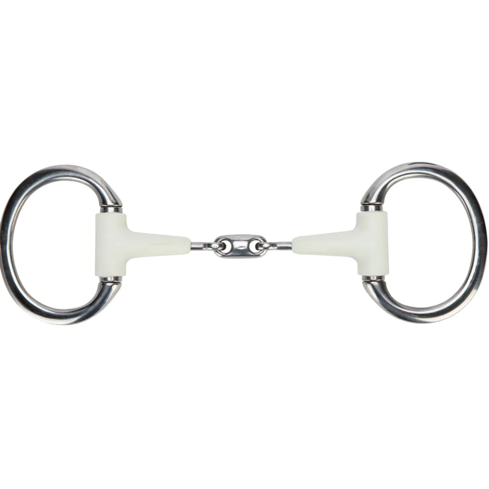 EquiKind Softie Flat Ring Eggbutt Peanut Link