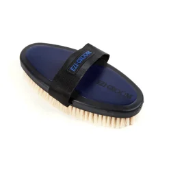 EZI-GROOM Grip Body Brush with Goat Hair
