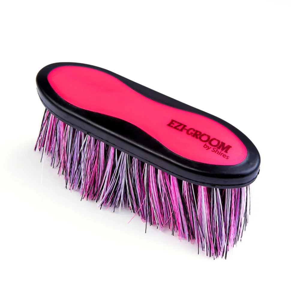 EZI-GROOM Grip Long Bristle Dandy Brush