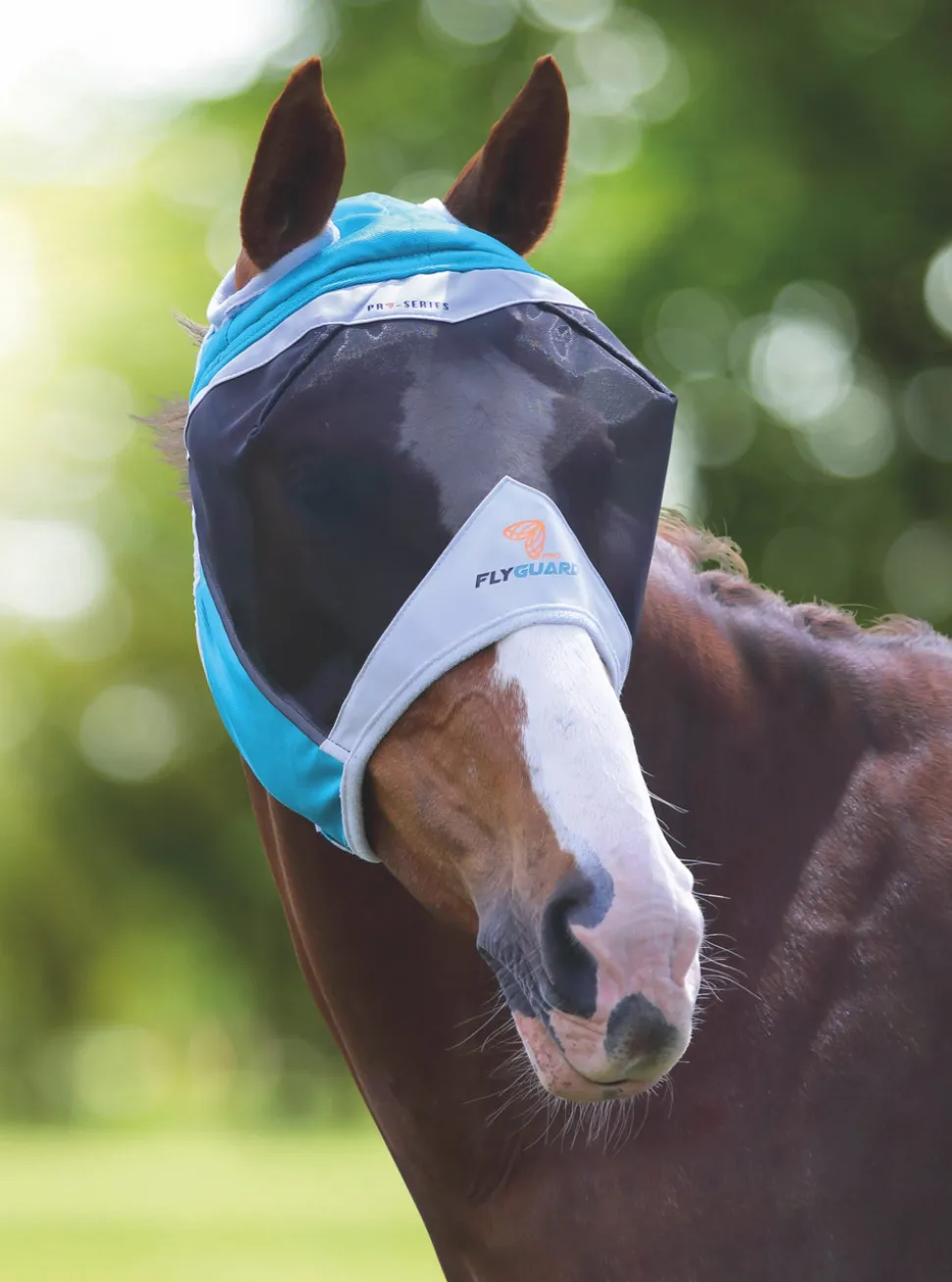 FlyGuard Pro Fine Mesh Fly Mask with Ear Holes