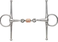 Full Cheek Snaffle with Copper Peanut