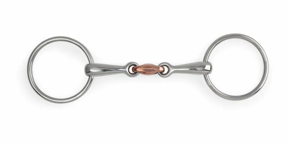 Loose Ring Copper Lozenge Snaffle