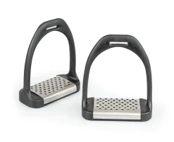 Stirrup Irons With Metal Tread