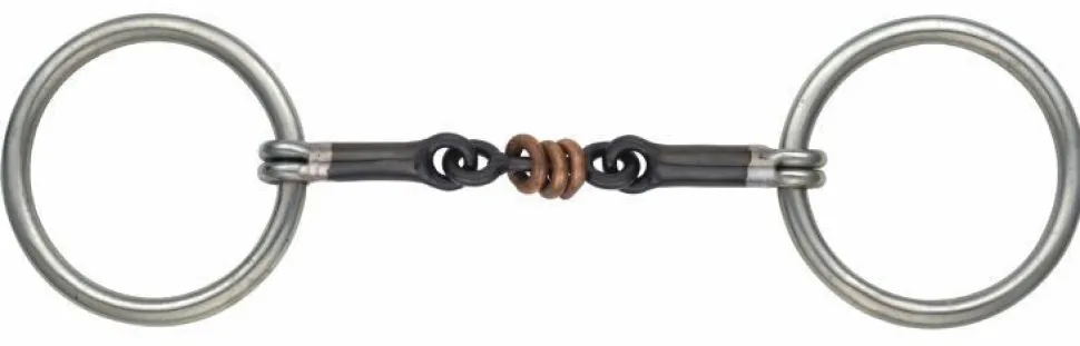 Sweet Iron Copper Roller Snaffle